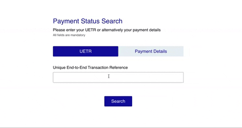 UETR search demo